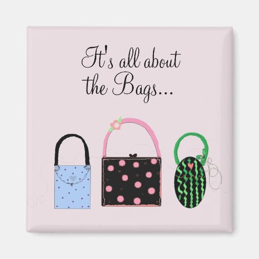 Aimant C'est tout sur les sacs (Devant)