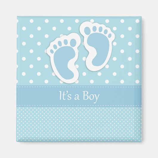 Aimant C'est un Garçon enregistrer l'aimant de date (Devant)