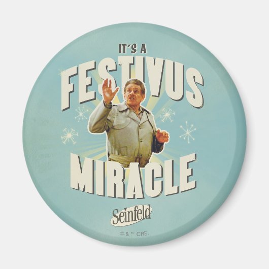 Aimant C'est un Miracle de Festivus (Devant)