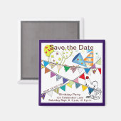 Aimant C'est un parti Enregistrer la date (Recto/Verso)