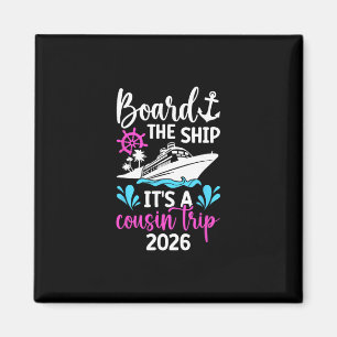 Aimant C'est un voyage de croisière des cousins 2026 Vaca