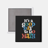 Aimant C'est une bonne journée pour faire des maths Profe (Recto/Verso)