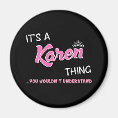 Aimant C'est une chose Karen que tu ne comprendrais pas (Devant)