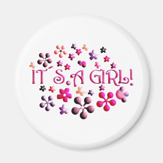 Aimant C'est une fille (Devant)