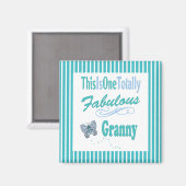 Aimant C'Est Une Granny Totalement Fabuleuse (Recto/Verso)