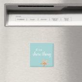 Aimant C'est une plage de Shore Thore Turquoise (In Situ (Lave-vaisselle))