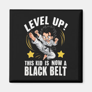 Aimant Cet Enfant Est Aujourd'Hui Un Noir Karate Hapkido