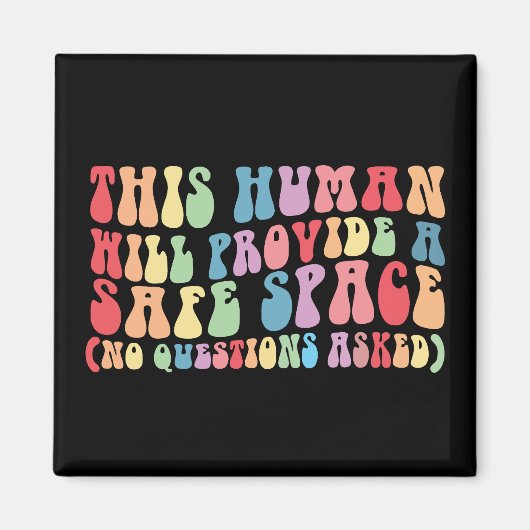 Aimant Cet Homme Fournira Un Espace Sécurisé Gay LGBTQ (Devant)