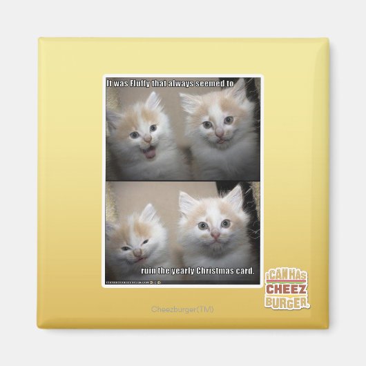 Aimant C'était Fluffy (Devant)