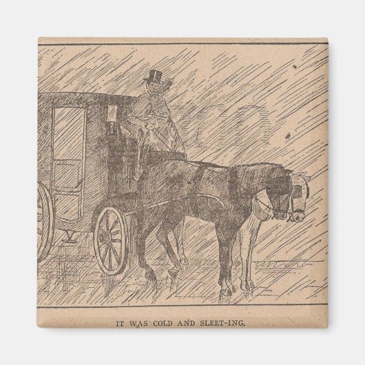 Aimant C'Était Froid Beauté Noire (Devant)