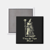 Aimant C'Était Tism Mlord Funny Frog Wizard Meme Autisme (Recto/Verso)