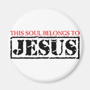 Aimant Cette âme appartient à Jésus