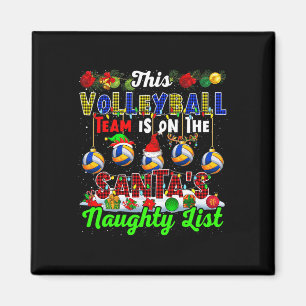 Aimant Cette Équipe De Volley-Ball Est Sur Père Noël Naug
