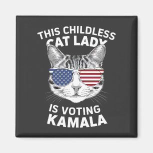 Aimant Cette Femme Sans Enfant Vote L'Élection De Kamala