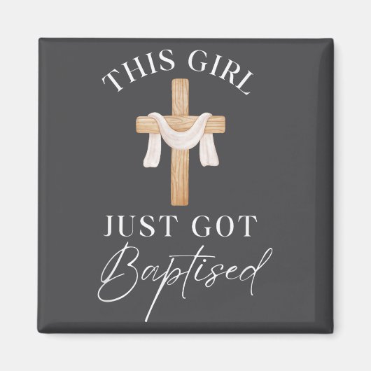 Aimant Cette fille a été baptisée, j'ai décidé du baptême (Devant)