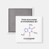 Aimant Cette Machine Est Alimentée Par La Caféine (Molécu (Recto/Verso)