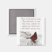 Aimant "Ceux que nous aimons ne s'en vont pas" (Recto/Verso)