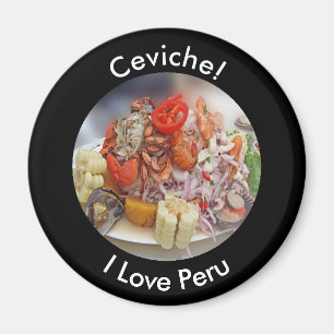 Aimant Ceviche - amour Pérou d'I et nourriture péruvien