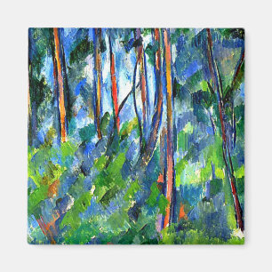 Aimant Cézanne - Dans les Bois, célèbre peinture
