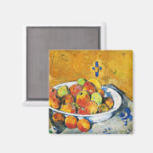 Aimant Cezanne - La plaque des pommes (Recto/Verso)