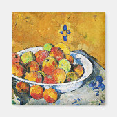 Aimant Cezanne - La plaque des pommes (Devant)