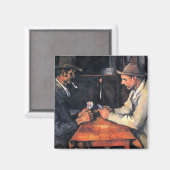 Aimant Cezanne : Le Joueur de cartes (Recto/Verso)