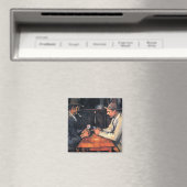 Aimant Cezanne : Le Joueur de cartes (In Situ (Lave-vaisselle))
