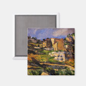 Aimant Cezanne - Maisons en Provence (Recto/Verso)
