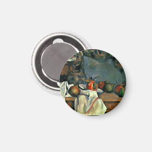 Aimant Cezanne - Pot de gingembre avec grenade (Recto/Verso)