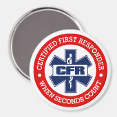 Aimant CFR (premier répondant certifié) (Recto/Verso)
