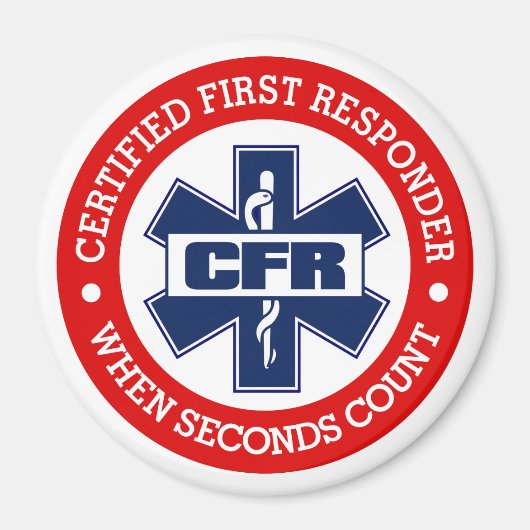 Aimant CFR (premier répondant certifié) (Devant)