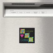 Aimant Chacun aime des chats (In Situ (Lave-vaisselle))