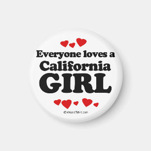 Aimant Chacun aime une fille de la Californie