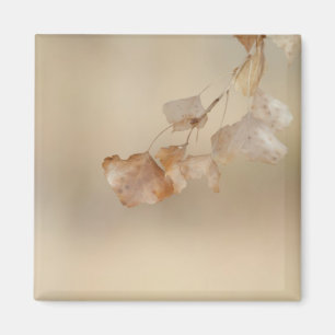 Aimant chaîne de feuilles d'or