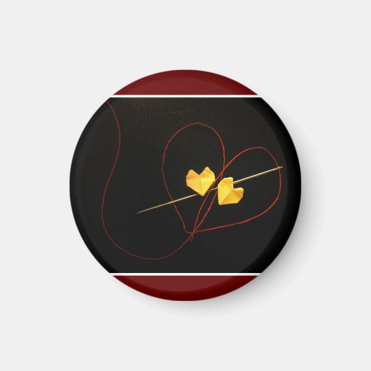 Aimant Chaîne rouge du destin (Devant)