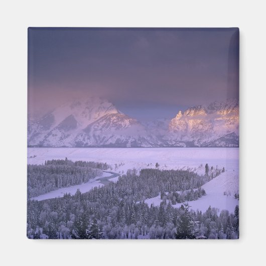 Aimant Chaîne Teton depuis Snake River Overlook, Grand (Devant)