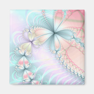 Aimant chaînes de fleur en pastel