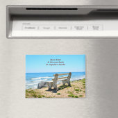 Aimant Chaise banc surplombant l'océan (In Situ (Lave-vaisselle))