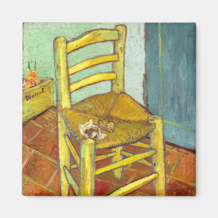 Aimant Chaise de Vincent Van Gogh avec pipe