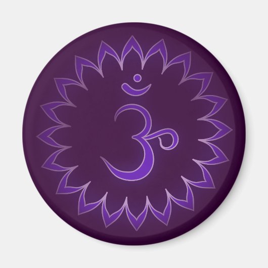 Aimant Chakra de la Couronne "enfermée" - Sahasrara (Devant)