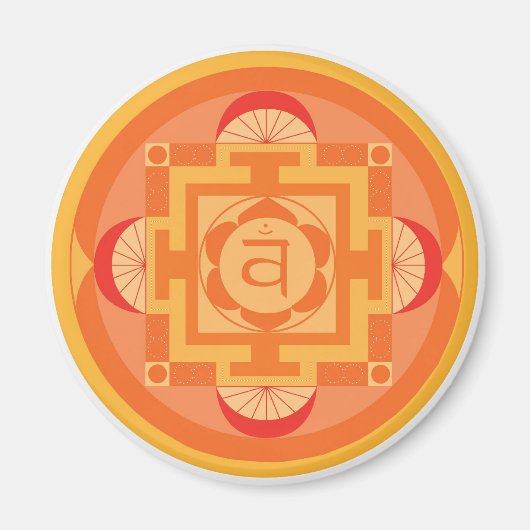 Aimant Chakra Mandala (Devant)