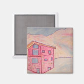 Aimant Chalet Snow (Recto/Verso)