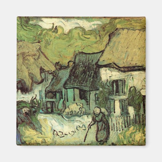 Aimant Chalets à Jorgus par Vincent van Gogh (Devant)