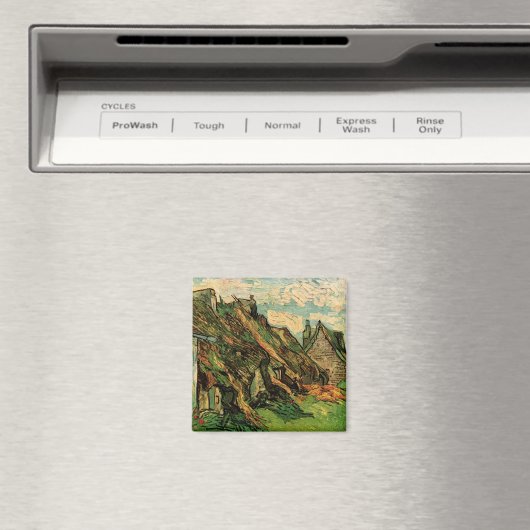 Aimant Chalets en grès chaulé par Vincent van Gogh (In Situ (Lave-vaisselle))