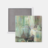 Aimant Chambre d'hôtel par John Singer Sargent (Recto/Verso)