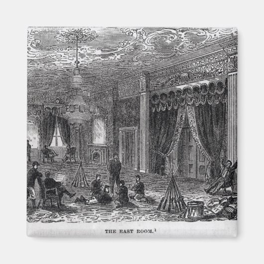 Aimant Chambre Est de la Maison Blanche pendant la Civili (Devant)