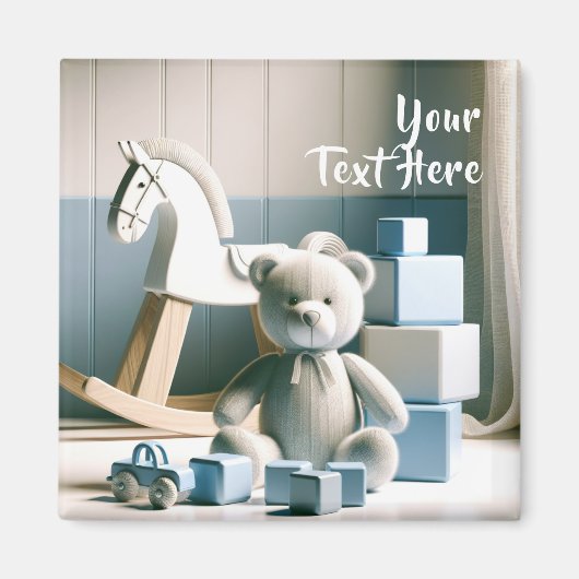 Aimant Chambre pour enfants avec jouets (Devant)