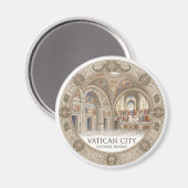 Aimant Chambres de Raphaël Cité du Vatican (Recto/Verso)