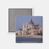 Aimant Chambres du Parlement, Budapest, Hongrie (Recto/Verso)
