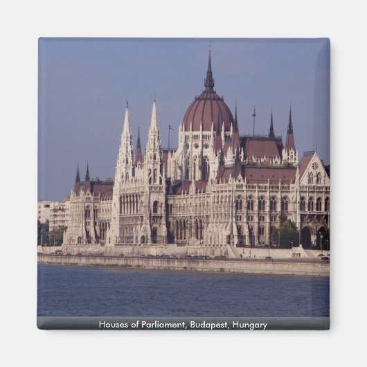 Aimant Chambres du Parlement, Budapest, Hongrie (Devant)